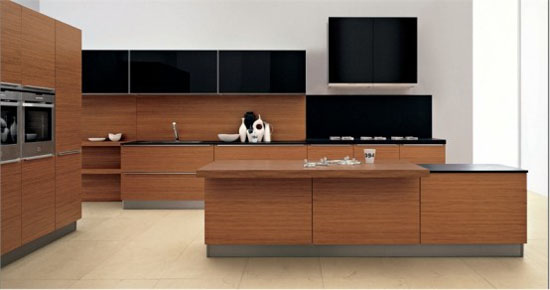 two levels countertop kitchens island from stainless steel by Ged Cucine